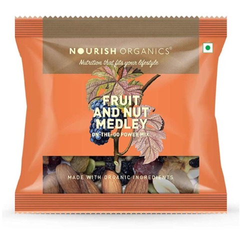 1 - Nourish Organics Fruit and Nut Medley,  Unflavoured  1 Piece(s)/Pack 