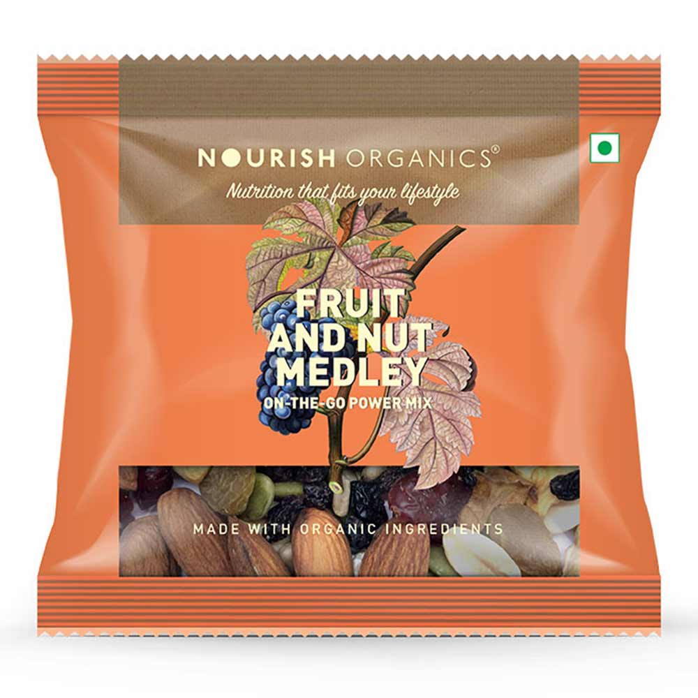 1 - Nourish Organics Fruit and Nut Medley,  Unflavoured  1 Piece(s)/Pack 