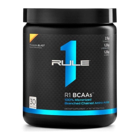 1 - Rule One R1 BCAA, 0.46 lb 30 Servings Pineapple Blast