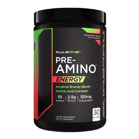 1 - Rule One Pre-Amino Energy,  0.55 lb  Watermelon Splash 