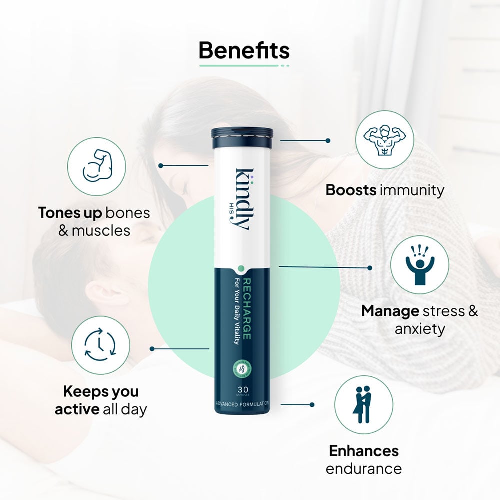 9 - Kindly His Recharge,  30 capsules 