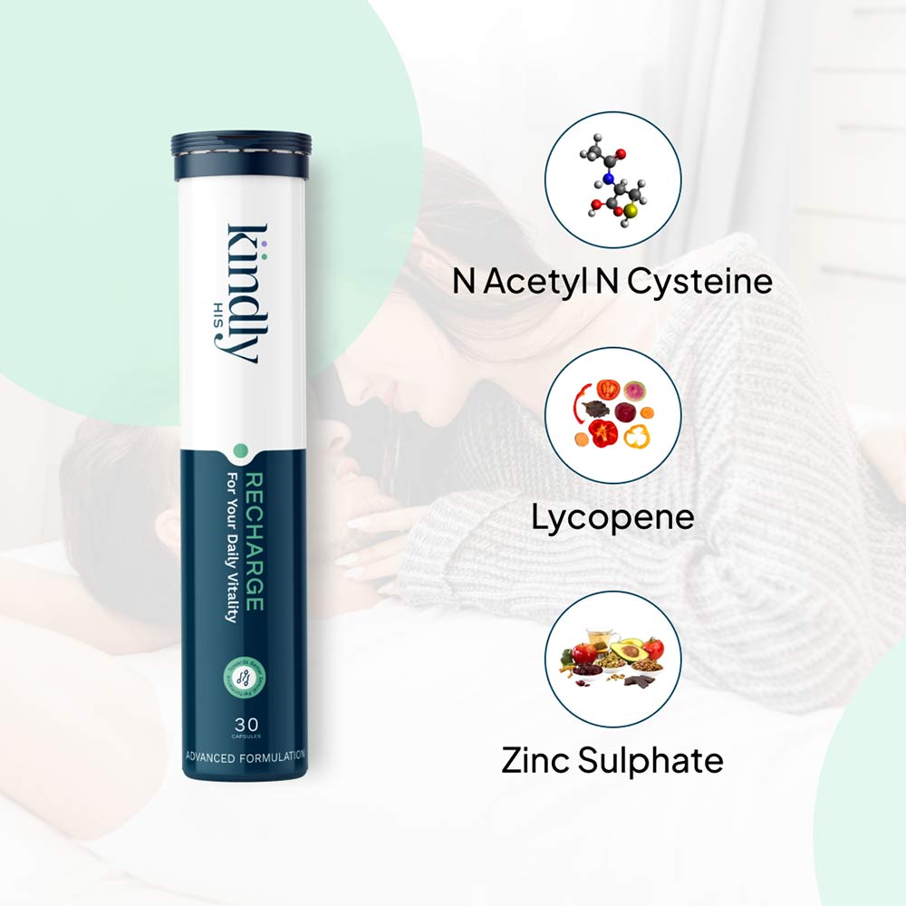 6 - Kindly His Recharge,  30 capsules 