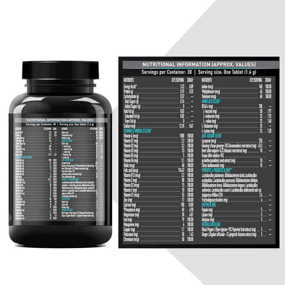 MuscleBlaze Creatine Monohydrate & PRE Workout Xtreme 0.22 lb & Fish Oil & MB-VITE 30 Tabs Combo
