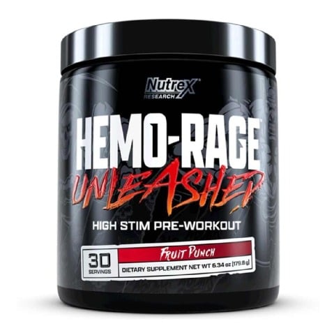 1 - Nutrex Hemo-Rage Unleashed,  0.39 g  Fruit Punch 