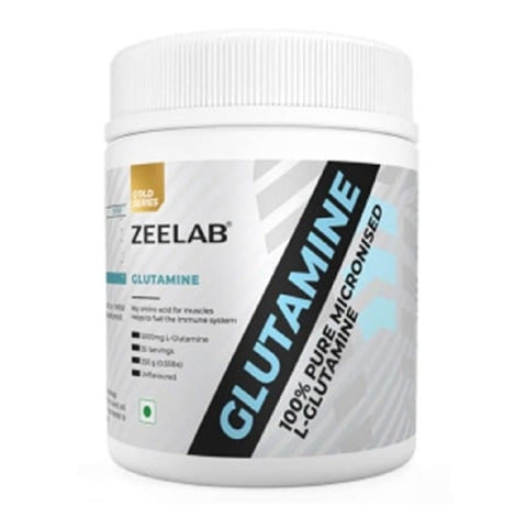 1 - Zeelab 100% Pure Micronized Glutamine,  0.55 lb  Unflavoured 