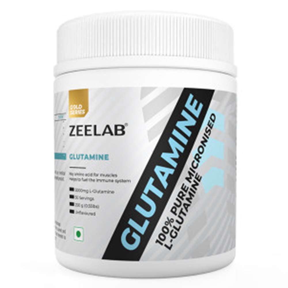 1 - Zeelab 100% Pure Micronized Glutamine,  0.55 lb  Unflavoured 