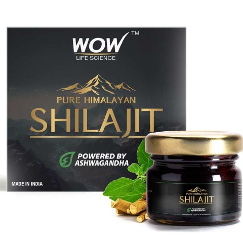 1 - Wow Life Science Pure Himalayan Shilajit Powered by Ashwagandha,  20 g 