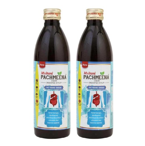 1 - Multani Pachmeena Liquid Digestive Syrup (Pack of 2),  300 ml 