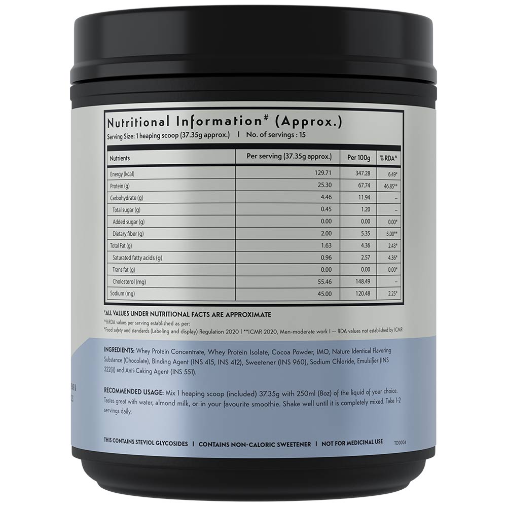 3 - Terra Origin Whey Protein,  1.23 lb  Chocolate (Pack of 2) 