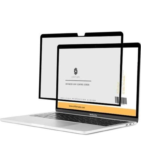 1 - StillerSafe Anti Glare Privacy Screen for 17.3 inch Laptop,  Light Grey 