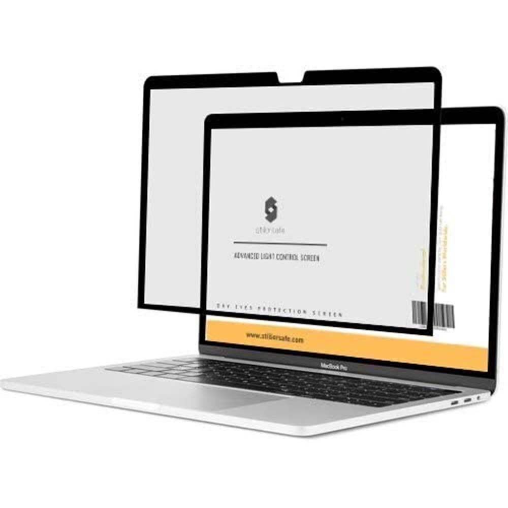 1 - StillerSafe Anti Glare Privacy Screen for 17.3 inch Laptop,  Light Grey 