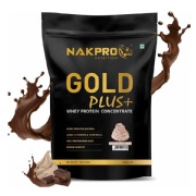 Nakpro Gold Plus+ Whey Protein Concentrate- 2.2 lb Chocolate Cream