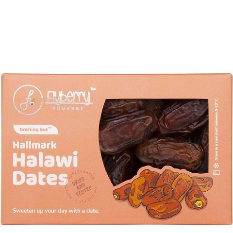 1 - Flyberry Goumet Hallmark Halawi Dates, 200 g Natural