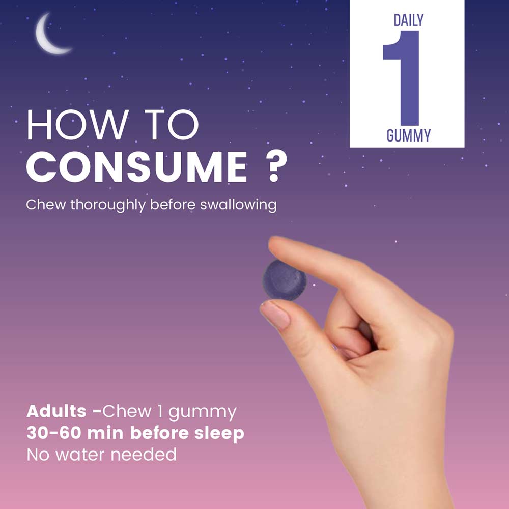 4 - Eleone Wellness Sleep & Calm 10mg Melatonin,  30 gummies  Blue Berry 