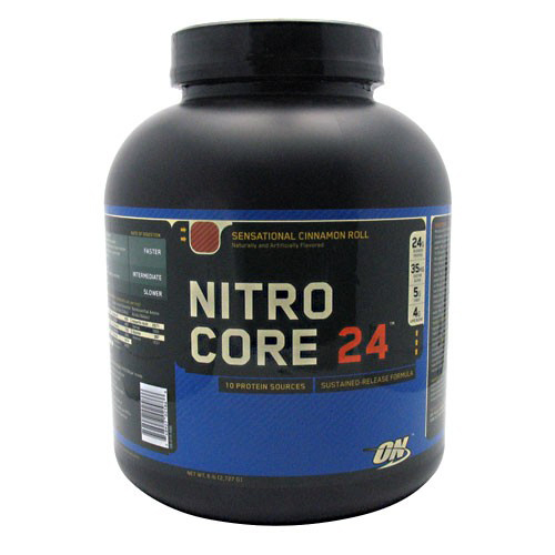 ON (Optimum Nutrition) Nitro Core 24,  6 lb  Sensational Cinnamon Roll 