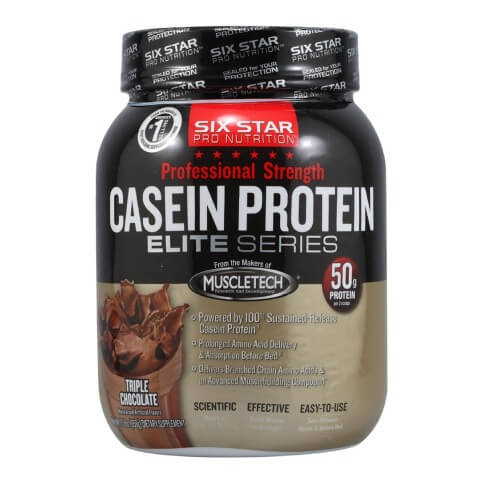 MuscleTech Six Star Elite Series Casein,  1.5 lb  Triple Chocolate 