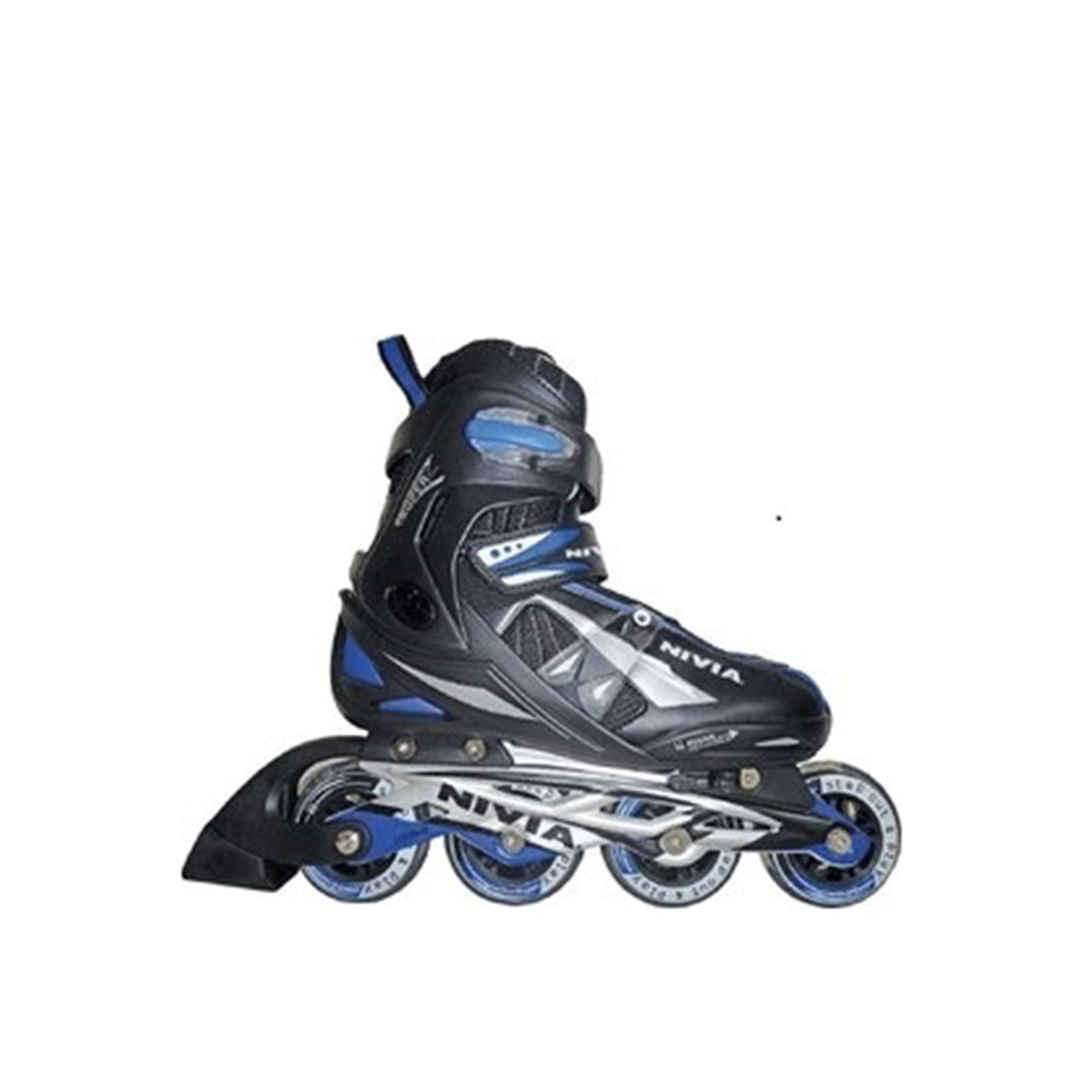 Nivia Super Roller Inline Skates,  Black/Blue  Medium 