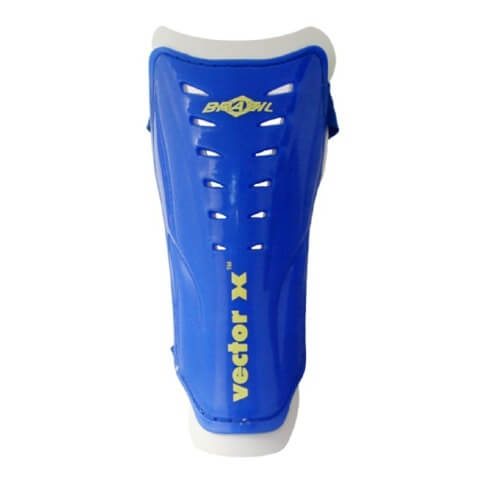 Vector X Brazil Shin Guard,  Blue  Senior 