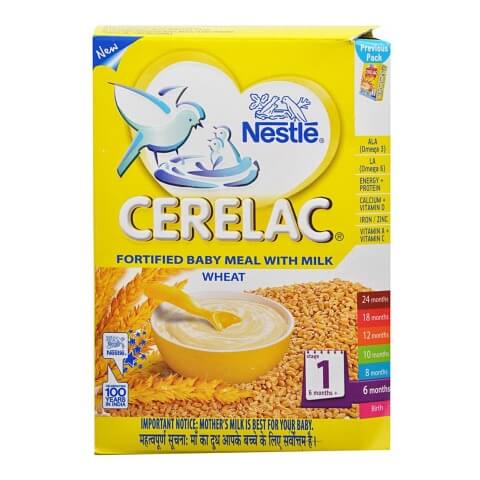 Nestle Cerelac Infant Cereal with Milk Stage 1,  Wheat  300 g 
