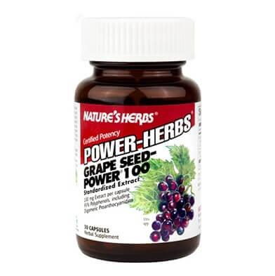 Nature's Herbs Grape Seed Power, 30 capsules Nature's Herbs Grape Seed Power, 30 capsules
