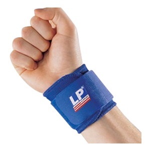 Lp Support Wrist Wrap Band 753 Blue Free Size In lp support wrist wrap band 753 blue free size in