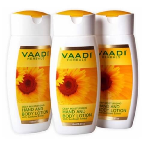 Vaadi Herbals Hand & Body Lotion,  Sunflower Extract 