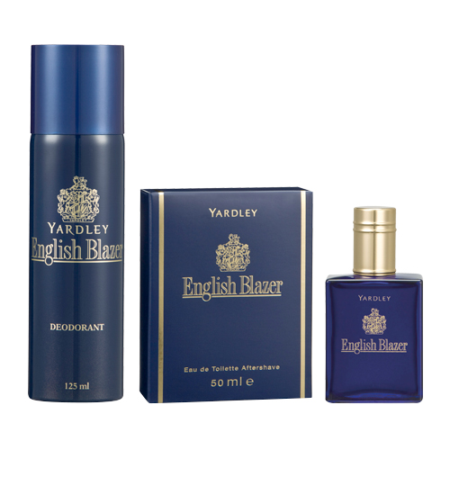 English Blazer Gift Set EDT + Body Spray, 250 ml Blue