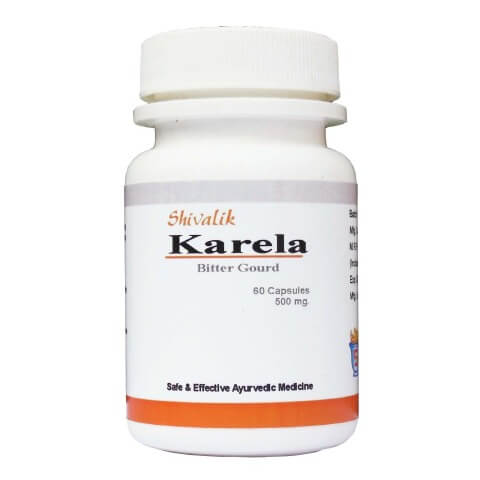 Shivalik Herbals Karela- Momordica Charantia, 60 capsules