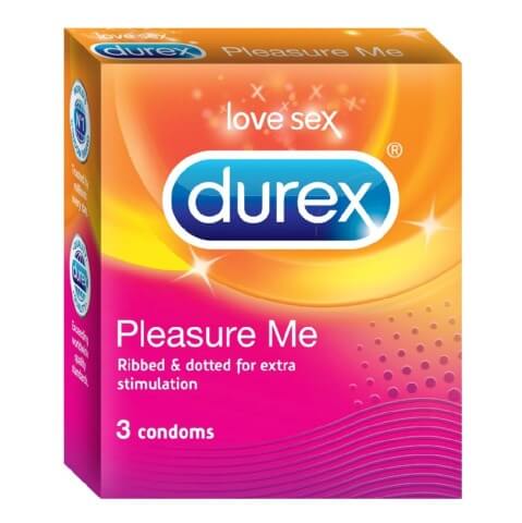 Durex Pleasure Me Condom,  Unflavoured  3 Piece(s)/Pack 