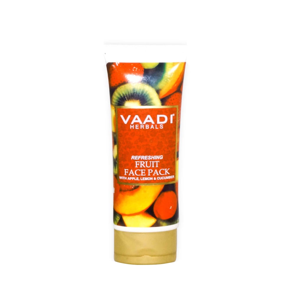 Vaadi Herbals Refreshing Fruit Pack with Apple, Lemon & Cucumber,  Face Pack 