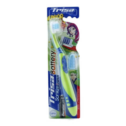 Trisa Sonic Power Battery Operaated JUNIOR Toothbrush
