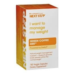 The Vitamin Shoppe Next Step Green Coffee 400,  180 veggie capsule(s) 