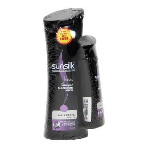 Sunsilk Black Shampoo, 340 ml Limited Offer (80Ml Shampoo Free)