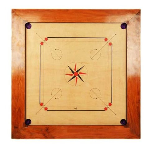 Osel Carrom Board Premier,  Brown  24mm 