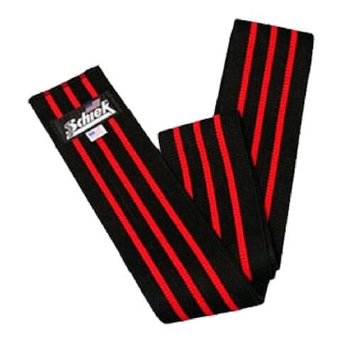 Schiek Heavy Duty Knee Wraps with Velcro Closure, Black 78 Inch Schiek Heavy Duty Knee Wraps with Velcro Closure, Black 78 Inch