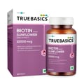 1 - TrueBasics Biotin from Sunflower Seed Extract 10000 mcg, 60 tablet(s)