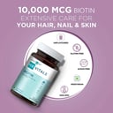 7 - HK Vitals Biotin Pack of 2 by HealthKart,  Unflavoured  60 tablet(s) 