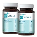 1 - HK Vitals Biotin Pack of 2 by HealthKart,  Unflavoured  60 tablet(s) 