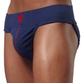 Omtex Neo Supporter Back Covered,  Medium  Navy Blue 