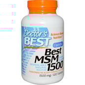 Doctor's Best MSM (1500mg),  120 tablet(s) 