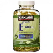 Kirkland Signature Vitamin E (400 iu),  500 softgels 