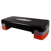 B Fit USA Aerobic Step (3502), Black & Red 66x17x10 cm