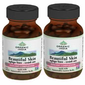 Organic India Beautiful Skin, 60 capsules - Pack of 2
