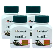Himalaya Sunthi (Ginger) Capsules,  60 capsules  - Pack of 4