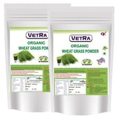 Vetra Organic Wheat Grass Powder (Pack of 2), 100 g