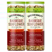NourishVitals Barbeque Sunflower Roasted Seeds - Pack of 2 Unflavoured 0.150 kg