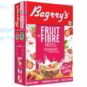 1 - Bagrrys Fruit n Fibre with Almonds & Raisins Muesli,  500 g  Strawberry 