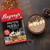 5 - Bagrrys Protein Muesli with Whey Protein, Almonds & Oats,  500 g  Chocolate 