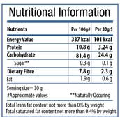 nutrition - Bagrrys Total Bran Wheat Flakes,  500 g  No Added Sugar 