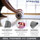 6 - Strauss Yoga Mat,  Grey  6 mm 
